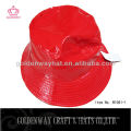 Mode Leder Sonnenhut mit Fischen Hut Design Eimer Hüte faltbar